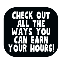 Check out all the ways you can earn your hours