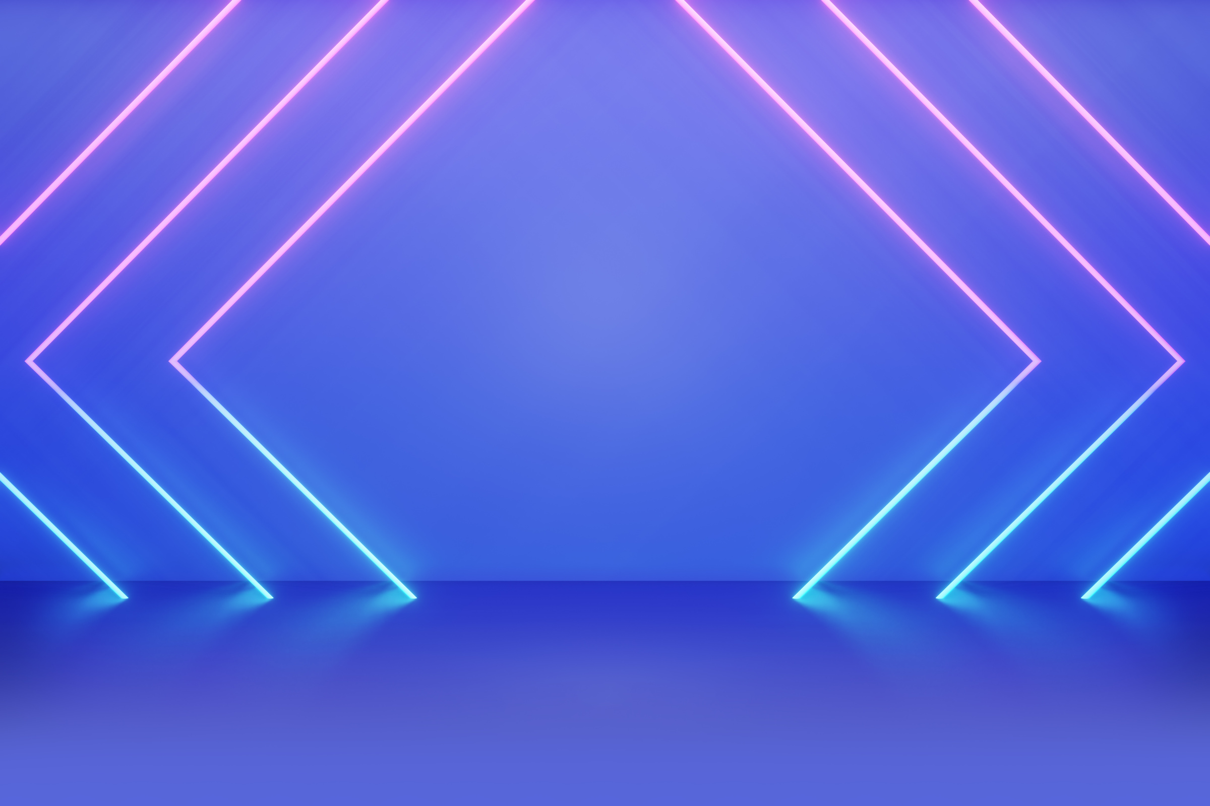 3D Neon Light Background