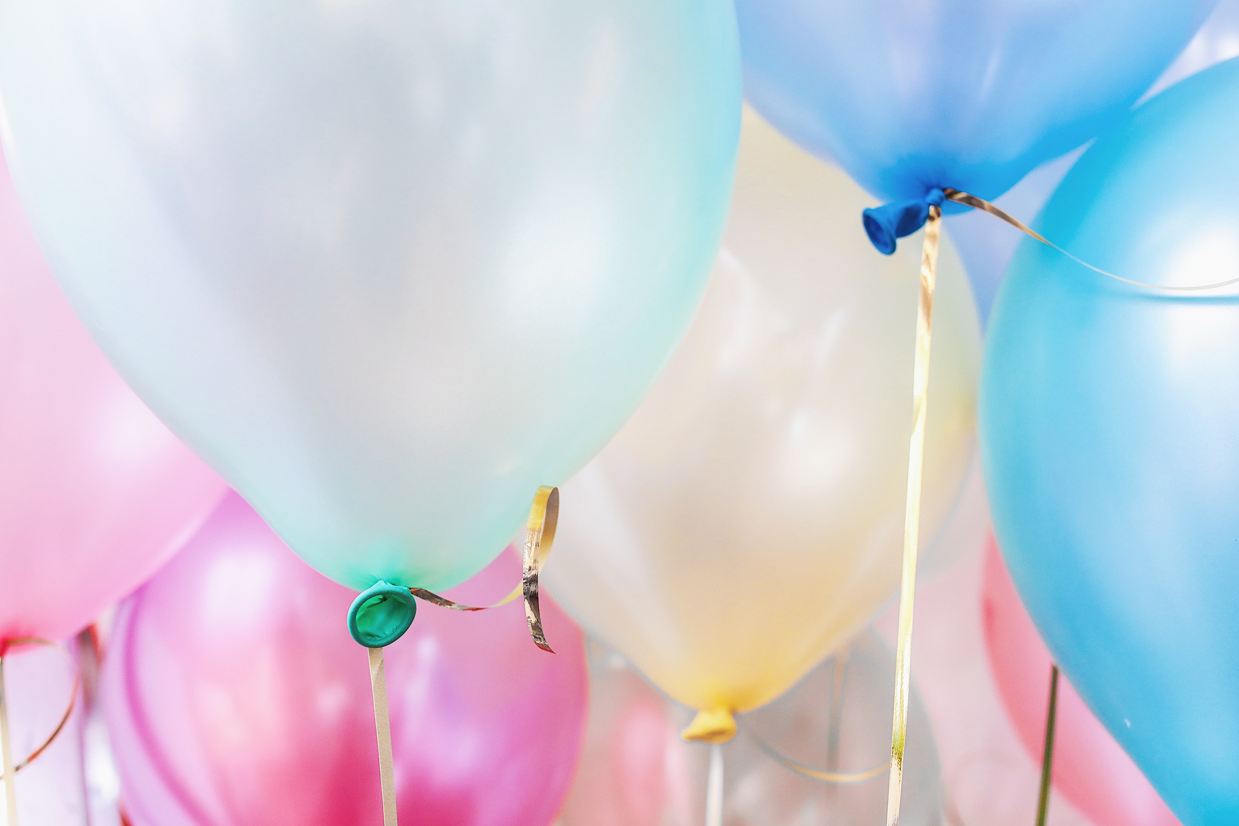 Pastel Colored Balloons